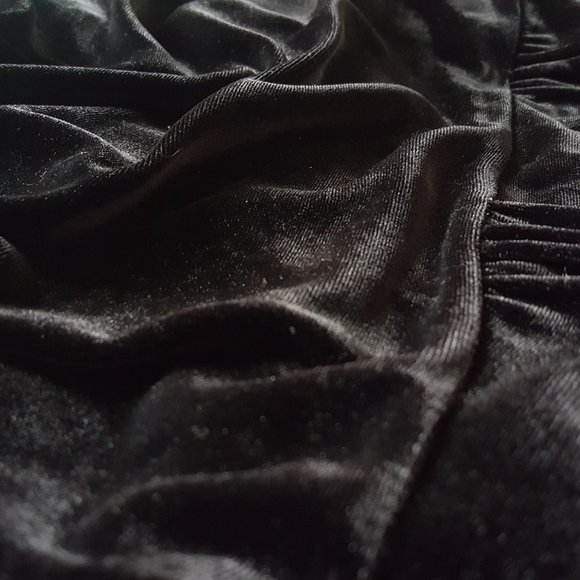 Warm and Chic velour black camisole tank top Sz Large L Like new - Picture 2 of 4